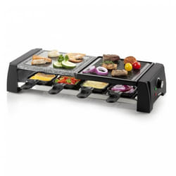 Domo DO9190G griglia per raclette 8 persona(e) 1200 W Nero, Grigio
