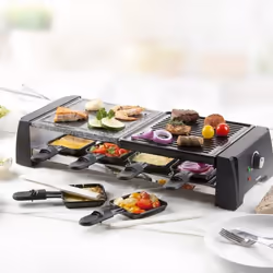 Domo DO9190G griglia per raclette 8 persona(e) 1200 W Nero, Grigio - Vista aggiuntiva 7