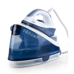 Domo DO7109S ferro da stiro a caldaia 2200 W 2 L Piastra in Ceramica Blu, Bianco