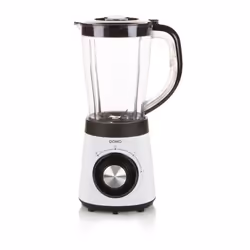 Domo DO9203BL, Frullatore da tavolo, 1,5 L, Funzione pulsante, 500 W, Nero, Bianco