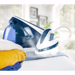 Domo DO1022S ferro da stiro a caldaia 3000 W 1,8 L Piastra in Ceramica Blu, Bianco
