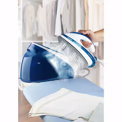 Domo DO1022S ferro da stiro a caldaia 3000 W 1,8 L Piastra in Ceramica Blu, Bianco - Vista aggiuntiva 4