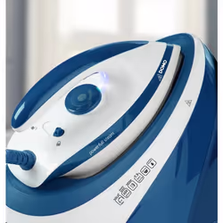 Domo DO1022S ferro da stiro a caldaia 3000 W 1,8 L Piastra in Ceramica Blu, Bianco - Vista aggiuntiva 7