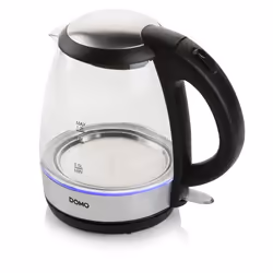 Domo DO9218WK bollitore elettrico 1,2 L 2200 W Nero, Argento