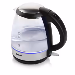 Domo DO9218WK bollitore elettrico 1,2 L 2200 W Nero, Argento
