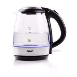 Domo DO9218WK bollitore elettrico 1,2 L 2200 W Nero, Argento - Vista aggiuntiva 6