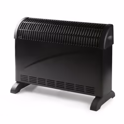 Domo DO7350CH, Stufa elettrica a convezione, Interno, Pavimento, Nero, 2000 W, 700 W