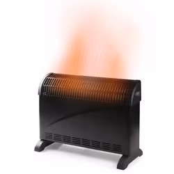 Domo DO7350CH stufetta elettrica Interno Nero 2000 W Stufa elettrica a convezione