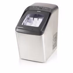 Domo DO9247IB macchina per cubetti di ghiaccio Macchina per la produzione di cubetti di ghiaccio integrata/indipendente 15 kg/24h Nero, Acciaio inox