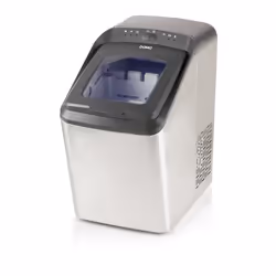 Domo DO9247IB macchina per cubetti di ghiaccio Macchina per la produzione di cubetti di ghiaccio integrata/indipendente 15 kg/24h Nero, Acciaio inox