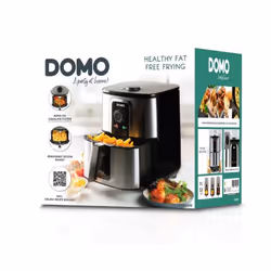 Domo DO536FR friggitrice Singolo 5,5 L 1800 W Friggitrice ad aria calda Nero, Argento