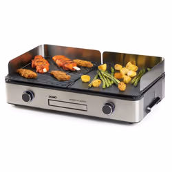 Domo DO9259G, Nero, Acciaio inox, Rettangolare, Alluminio, 282 x 246 mm, Manopola, 0,85 m
