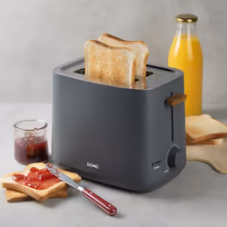 Domo Wood You 6 2 fetta/e 1000 W Grigio - Vista aggiuntiva 4