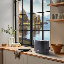 Domo Wood You 6 2 fetta/e 1000 W Grigio - Vista aggiuntiva 5