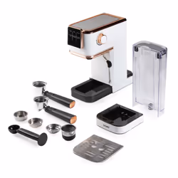 Domo DO746K Macchina da caffè 2 in 1 semiautomatica 1,1 L 20 bar Rose Gold, Bianco - Vista aggiuntiva 6