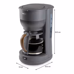 Domo Wood You Automatica/Manuale Macchina da caffè con filtro 1,25 L - Vista aggiuntiva 2
