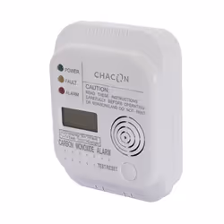 Chacon 34147, Rivelatore di monossido di carbonio, Bianco, Montato su superficie, Batteria, 156 mm, 30 mm