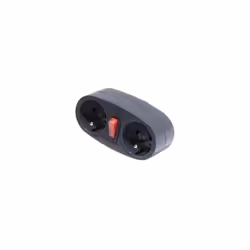 Chacon 5411478470052, Antracite, 2 presa(e) AC, 1 pz