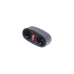 Chacon 5411478470052 prolunghe e multiple 2 presa(e) AC Antracite