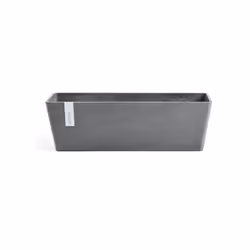 Permapack Ecopots Bruges, Vaso a cubo, Libera installazione, Grigio, Rettangolo, Interno, Monocromatico