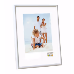 Deknudt S011S1, Cornice per foto singola, Plastica, Bianco, 20 x 30 cm, Rettangolare, Landscape