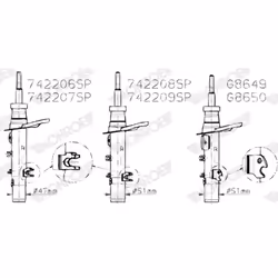 Ammortizzatore MONROE 742206SP - Vista aggiuntiva 5