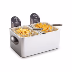 Frifri 1998, 9 L, 3 kg, Doppia, Acciaio inox, Metallo, 6400 W
