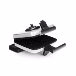 Frifri FRI022810012GRP, 2 waffle, Rettangolare, Nero, Grigio, Alluminio, Plastica, 1200 W