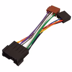 HQ 1x Radio - 2x Car, Adattatore ISO, 1x Radio, 2x Car, Multicolore, 0,2 m