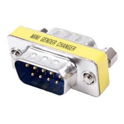 Valueline GCM-9M9M adattatore per inversione del genere dei cavi 9-pin D-Sub (M) Argento