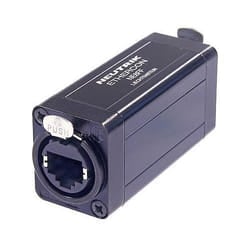 Neutrik NE8FF adattatore per inversione del genere dei cavi RJ-45 Nero