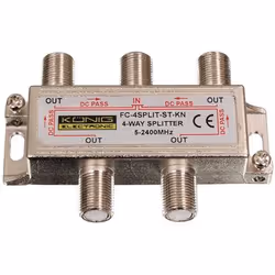 König FC-4SPLT-ST-KN, Splitter per cavo, F