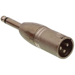 Valueline XLR 3p - 6.35mm, M/M Bronzo