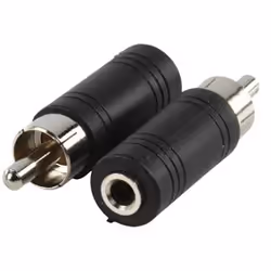 Valueline AC-008, 3.5mm, RCA, Nero