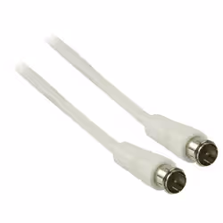 Valueline VLSP41300W50 cavo coassiale 5 m F Bianco - Vista aggiuntiva 2