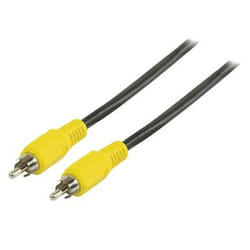 Valueline 5m RCA m/m cavo video composito Nero
