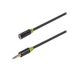 König 3.5 mm, male/female, 1 m cavo audio 3.5mm Antracite