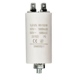 Fixapart W1-11008N condensatore Bianco Fixed capacitor Cilindrico