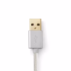 Nedis CCTB39300AL10 cavo per cellulare Alluminio 1 m USB A Lightning - Vista aggiuntiva 5