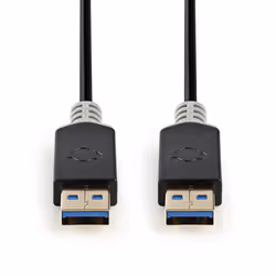 Nedis CCBW61000AT20 cavo USB USB 3.2 Gen 1 (3.1 Gen 1) 2 m USB A Antracite - Vista aggiuntiva 2
