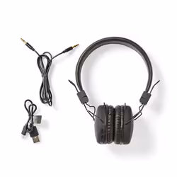 Nedis HPBT1100BK cuffia e auricolare Wireless A Padiglione MUSICA Micro-USB Bluetooth Nero - Vista aggiuntiva 8