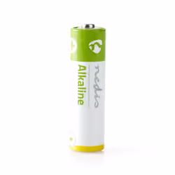 Nedis BAAKLR648BX, Batteria monouso, Stilo AA, Alcalino, 1,5 V, 48 pz, Verde, Bianco, Giallo