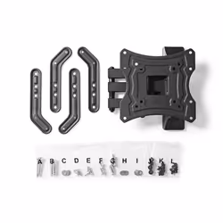 Nedis TVWM1530BK Supporto TV a parete 139,7 cm (55") Nero - Vista aggiuntiva 8