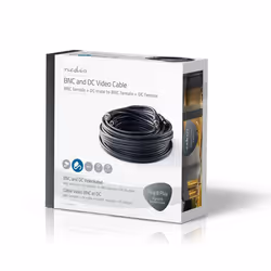Nedis CCTVCA10BK100 cavo di segnale 10 m Nero - Vista aggiuntiva 2