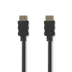 Nedis CVGP34000BK05 cavo HDMI 0,5 m HDMI tipo A (Standard) Nero