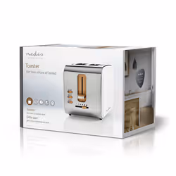 Nedis KABT510EWT tostapane 6 2 fetta/e 900 W Bianco - Vista aggiuntiva 5