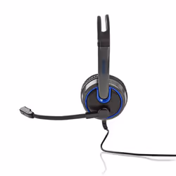 Nedis GHST200BK cuffia e auricolare Cablato A Padiglione Gaming Nero