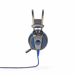 Nedis GHST500BK cuffia e auricolare Cablato A Padiglione Gaming USB tipo A Nero, Blu - Vista aggiuntiva 4