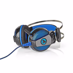 Nedis GHST500BK cuffia e auricolare Cablato A Padiglione Gaming USB tipo A Nero, Blu - Vista aggiuntiva 6