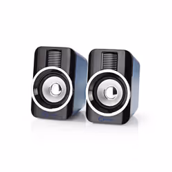 Nedis GSPR20020BK altoparlante 1-via Blu, Nero Cablato 10 W